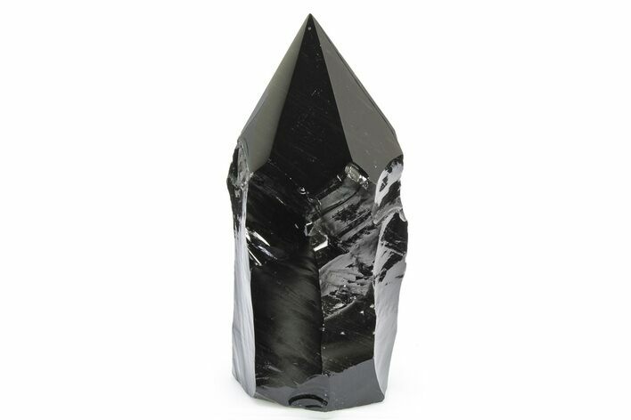 Free-Standing Polished Obsidian Point - Mexico #265391